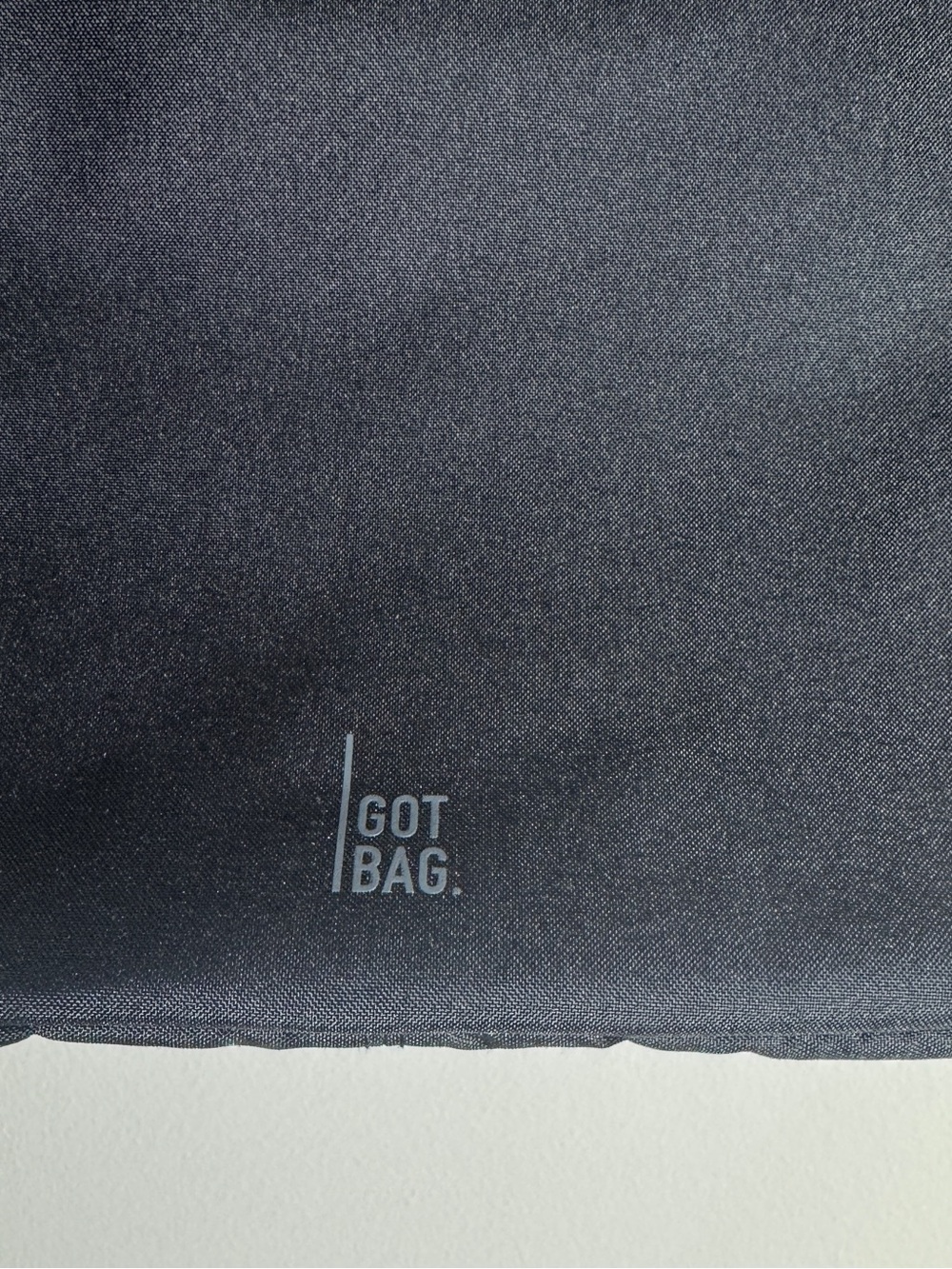 GOT BAG. Black Square Bag Large Recycled Ocean Plastic 14" Laptop Compartment - Picture 3 of 8